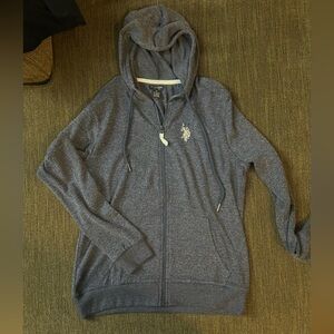 Light Blue Ralph Polo Zip Up